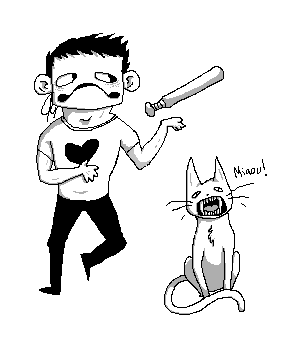 IZUMlDA's tweet photo. i drew some OFF fanart the other day if any of u give a shit here u go https://t.co/kdAP2AoNfa