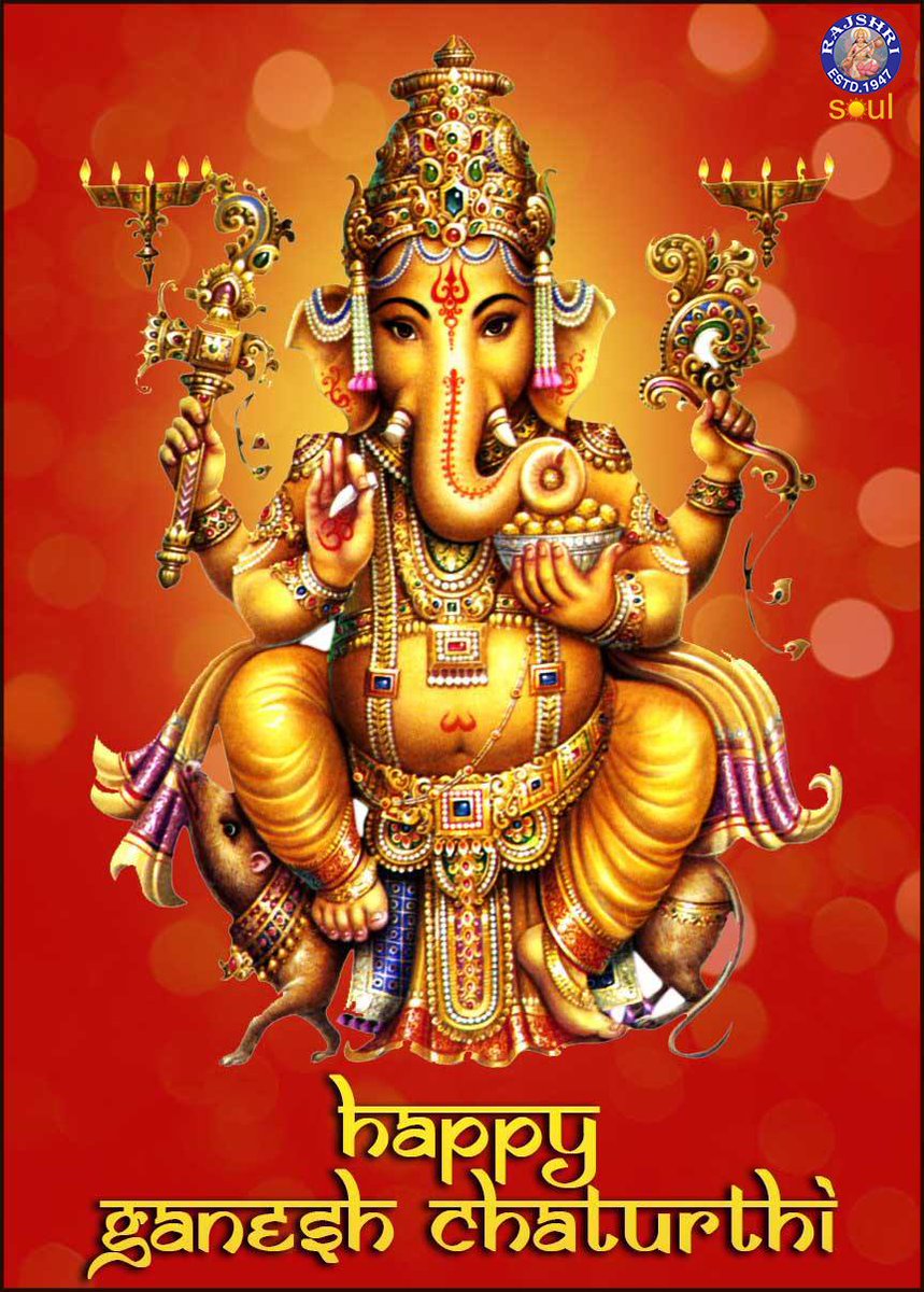 rajshrisoul's tweet photo. Wishing everyone a very Happy Ganesh Chaturti!
#GaneshChaturti #Ganeshutsov https://t.co/JP3Os3hBLS