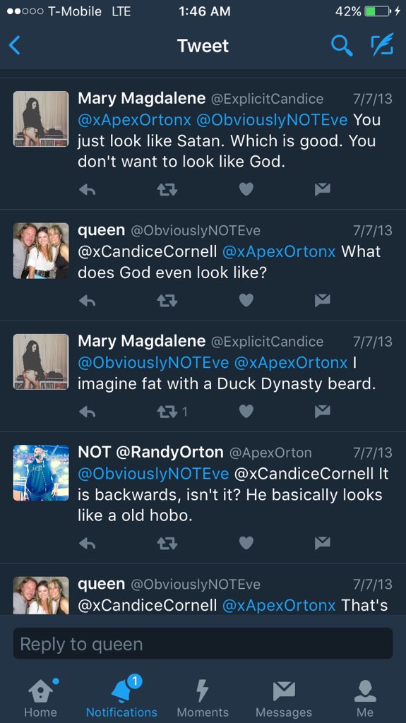 ItsCandyCorn's tweet image. "What does god look like?" "Fat with a duck dynasty beard" @ObviouslyNOTEve