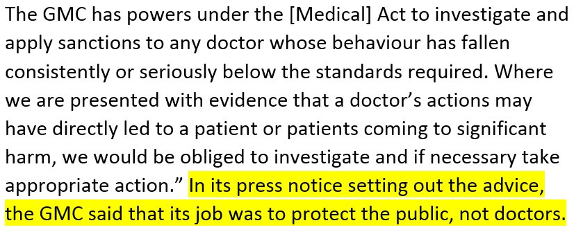 If GMC wants to protect the public, they should start by criticising the government for underfunding the NHS.