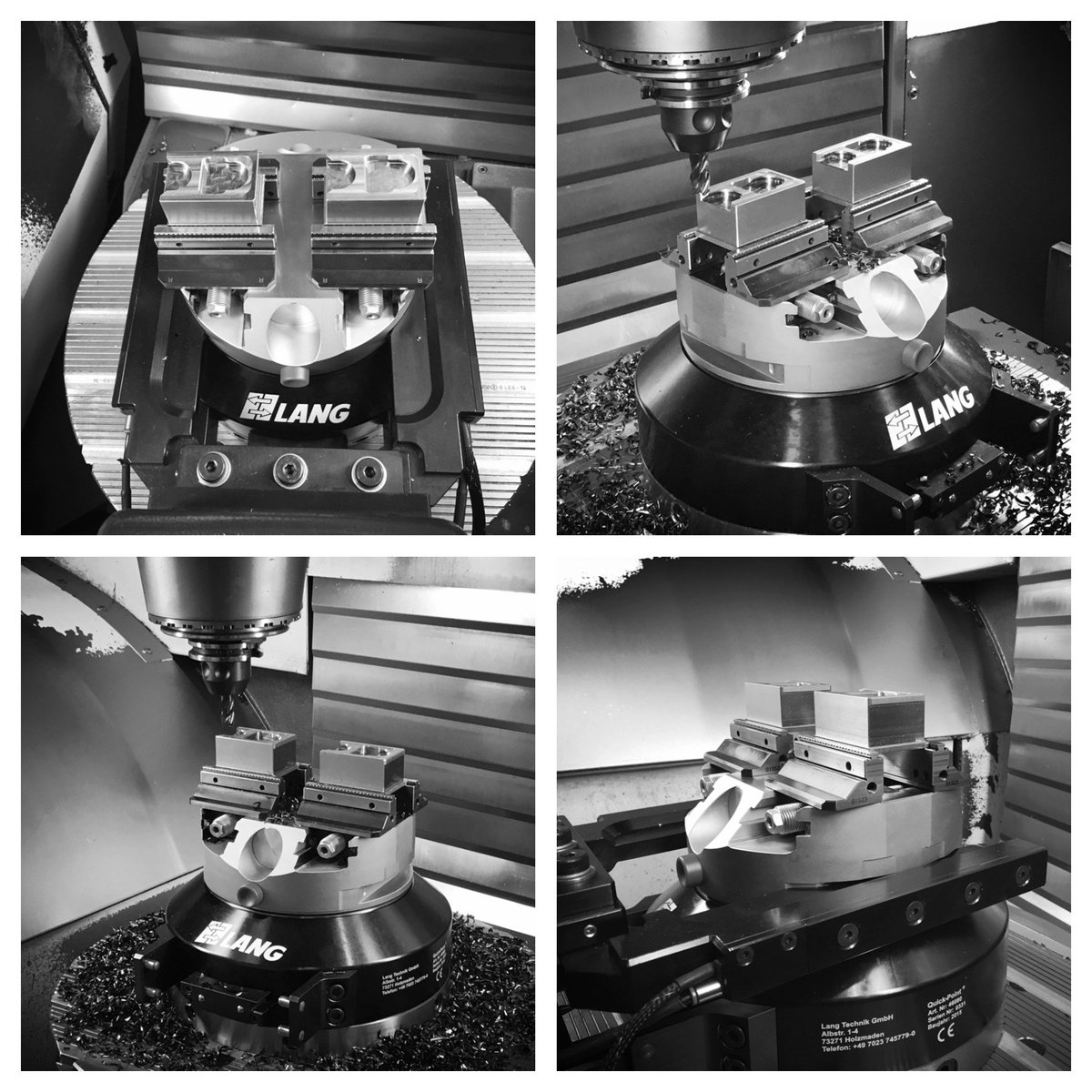 Lang Technik Get The Best Out Of Your Cnc Milling Machine Lang Customized 5axis Automation Vise
