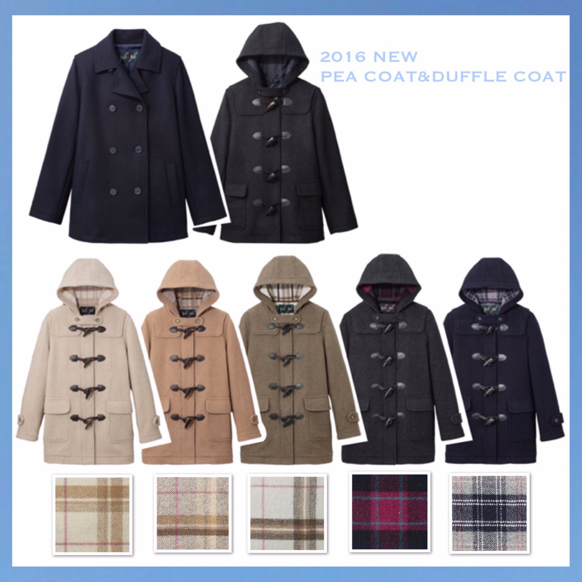 EASTBOY・イーストボーイ】ダッフルコート 茶色 毛90% なくな M EASTBOY・イーストボーイ】ダッフルコート 茶色 毛90% なくな M