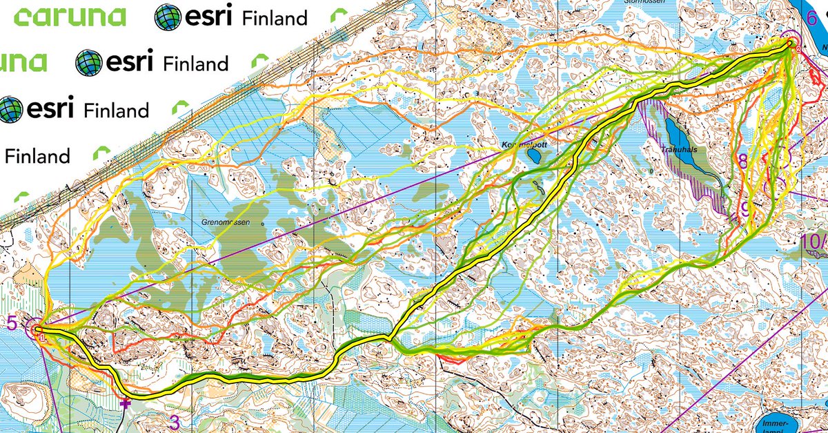 H21-finaalin 5–6-välin pituus oli 3,3 km. Nopein (<a href="/TFHenriksson/">Tobias Henriksson</a>) juoksi sen 19:30 (5:53 min/km). Kuinka... >>