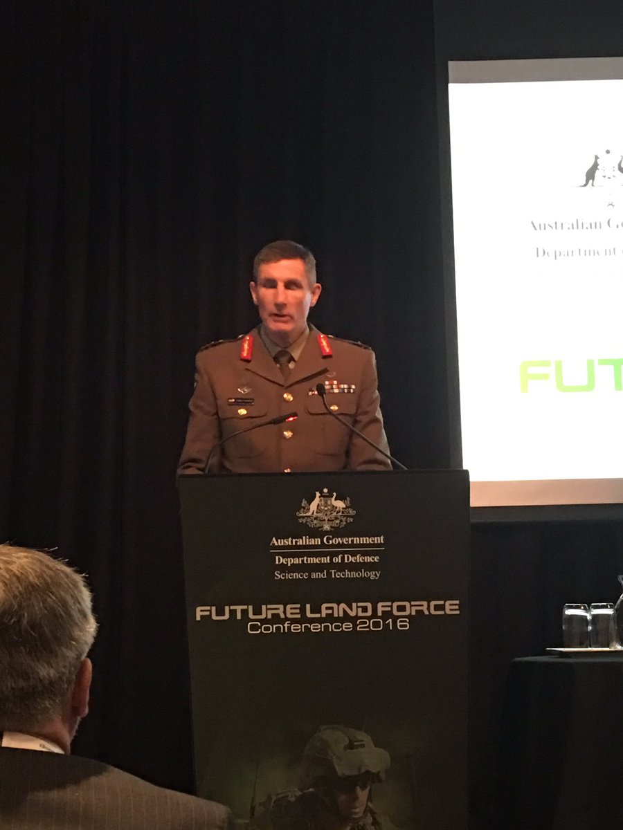 @ Future Land Forces Conf & meeting Adelaide based Soldiers here for #CAEX16 #ModernArmy