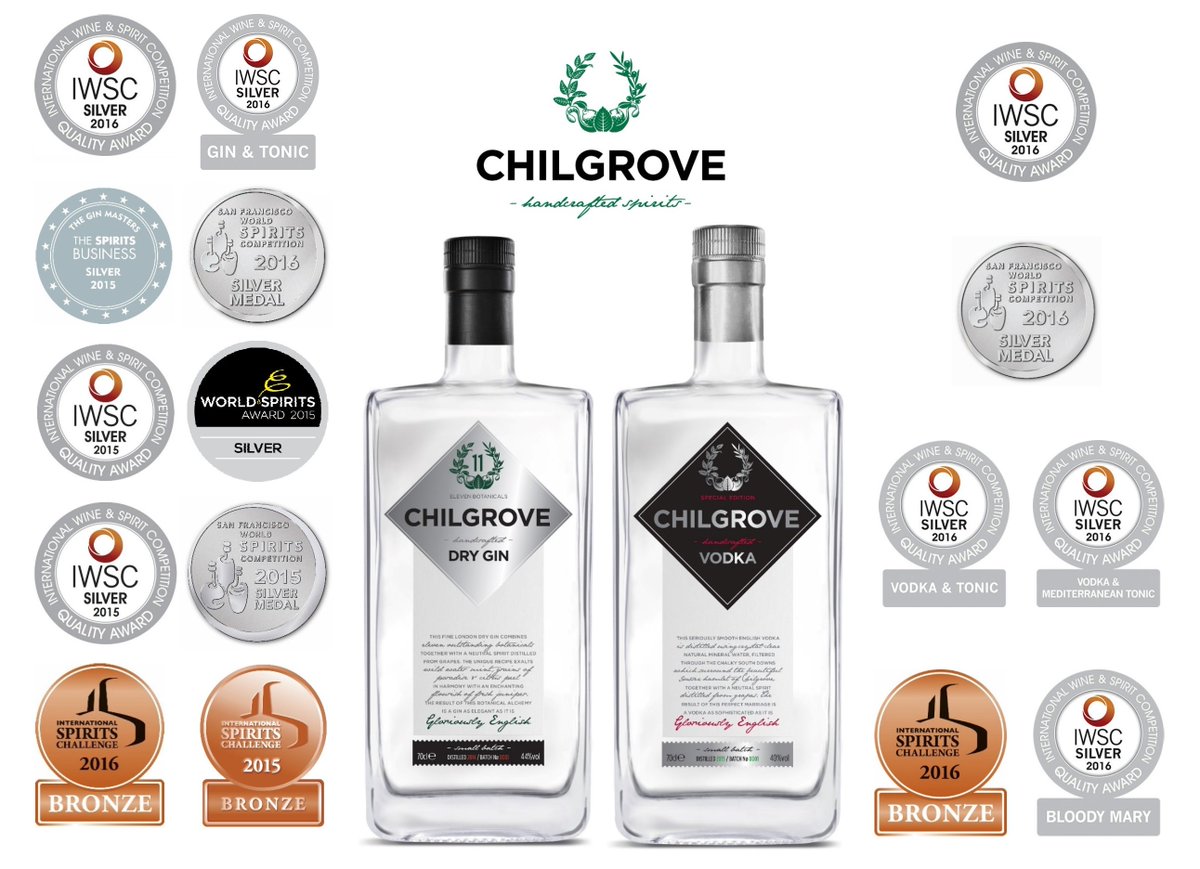 ...just discovered that in actual fact we didn't win FIVE awards in July from <a href="/theIWSC/">IWSC - International Wine & Spirit Competition</a> ...it was SIX!!! #Gin #Vodka