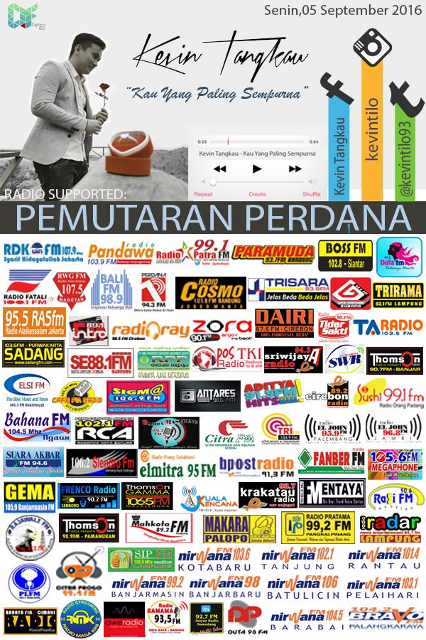 102_rcafmbanjar's tweet photo. #PemutaranPerdana 05/09/16 @kevintilo93 - Kau Yang Paling Sempurna | Prod : @digifarm_music
#BursaNada w/@galiehtaka https://t.co/hNPuzlRQCq