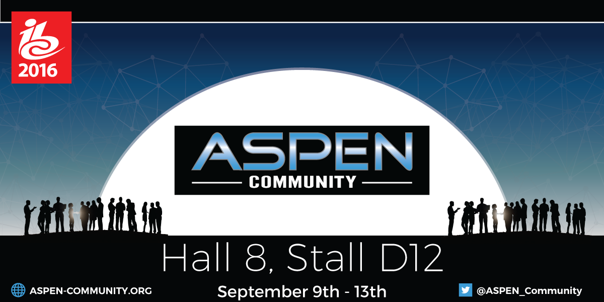 .<a href="/EvertzTV/">Evertz Microsystems</a> will participating on the <a href="/ASPEN_Community/">ASPEN_Community</a> booth <a href="/IBCShow/">IBC</a>.