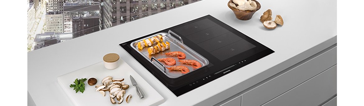 You can claim a free Teppanyaki or Griddle Plate when you purchase a selected flexInduction hob! #siemensappliances