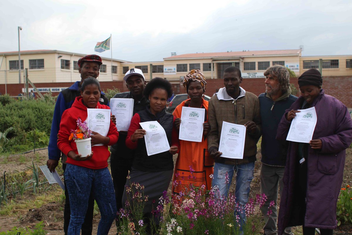 Congrats to the apprentices of Abalimi's Young Farmer Training Center for a successful session! #knowyourfarmer