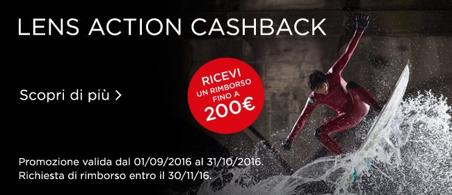 Punta all'obiettivo giusto! Accedi al cashback--> bit.ly/2ch6vuZ
#Canon #Promo