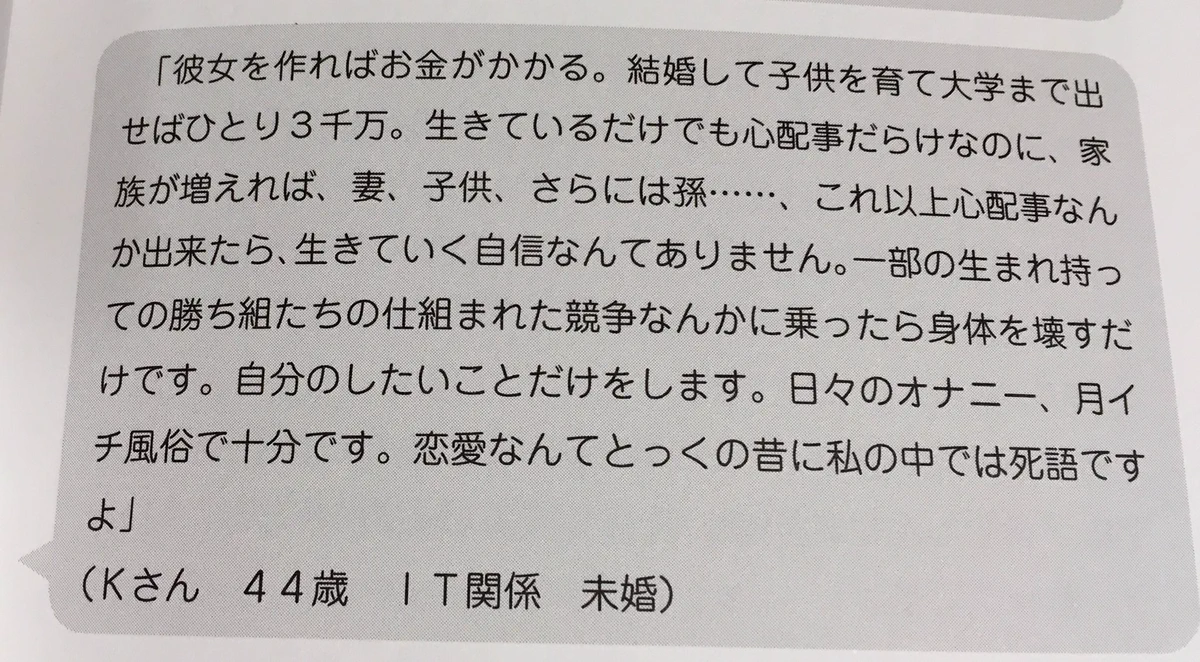 40歳独身の男性の恋愛や結婚に対する考えがこちら...www