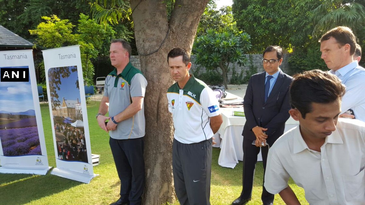 on Twitter: "Delhi: Ricky Ponting at Australian embassy to promote trade between India & https://t.co/TkYdOLYmyi" / Twitter