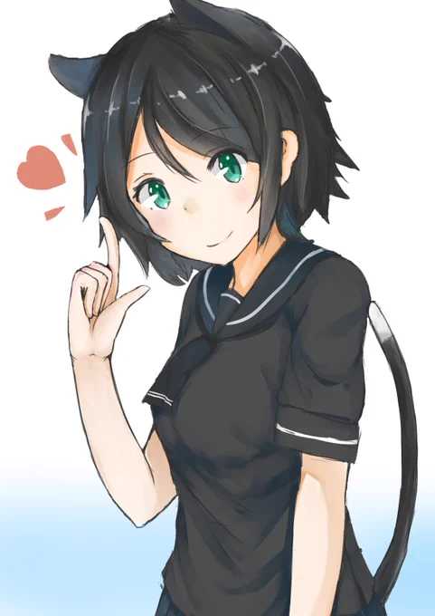 絵の練習です。獣耳最高!!(人耳もあるけど) 