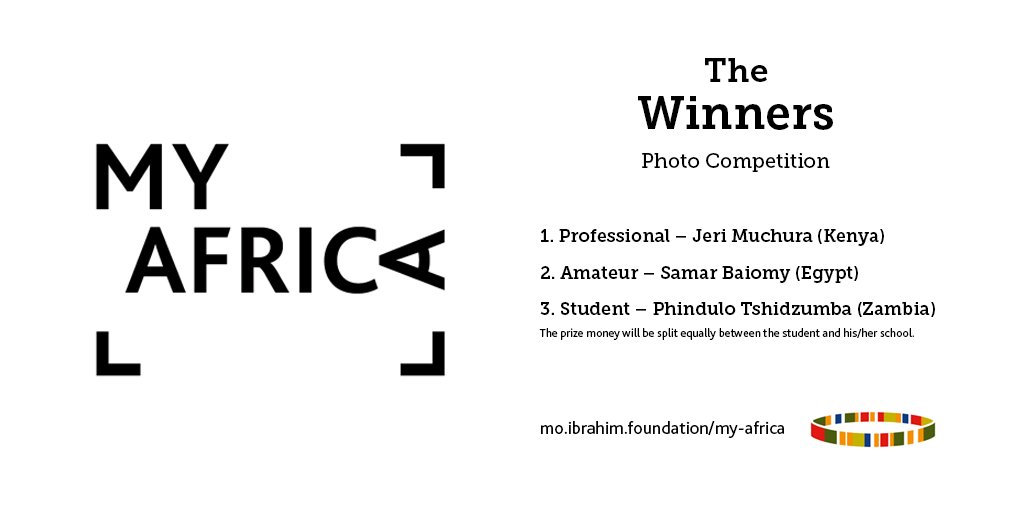 We are pleased to announce the winners of our #MyAfricaphoto competition: mo.ibrahim.foundation/news/2016/myaf…