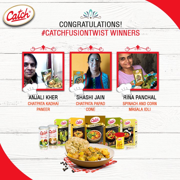 catch_foods's tweet photo. Here are the winners of #CatchFusionTwist contest. 
Congratulations on being featured in the HT City newspaper. https://t.co/gDl3AfoTYG