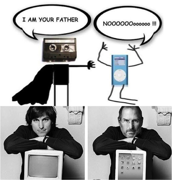 SubmarineDepth's tweet image. #ThrowbackThursday goes to the development of technology and #innovationmonth #stevejobs #thenvsnow #apple