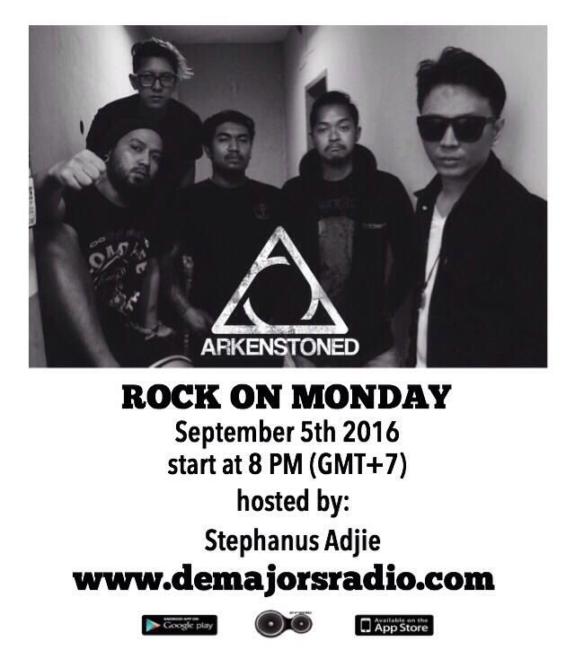 MALAM INI <a href="/arkenstoned_ID/">Arkenstoned</a> hadir diprogram #RockOnMonday dipandu oleh <a href="/o_slowmover/">oka twinballs</a> pkl 20.00 WIB. Stay tune jors !