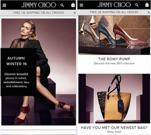 Econsultancy's tweet photo. Five reasons why Jimmy Choo is winning on mobile https://t.co/z0WWxlrWyQ https://t.co/hE6HizEJYJ