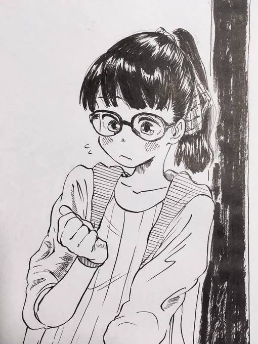 落書き。「早く来すぎた。」 