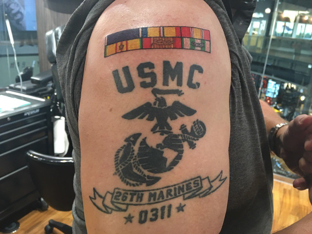 Devil Dog Ink 104 Insanely Dope Marine Corps Tattoos  TattooBlend