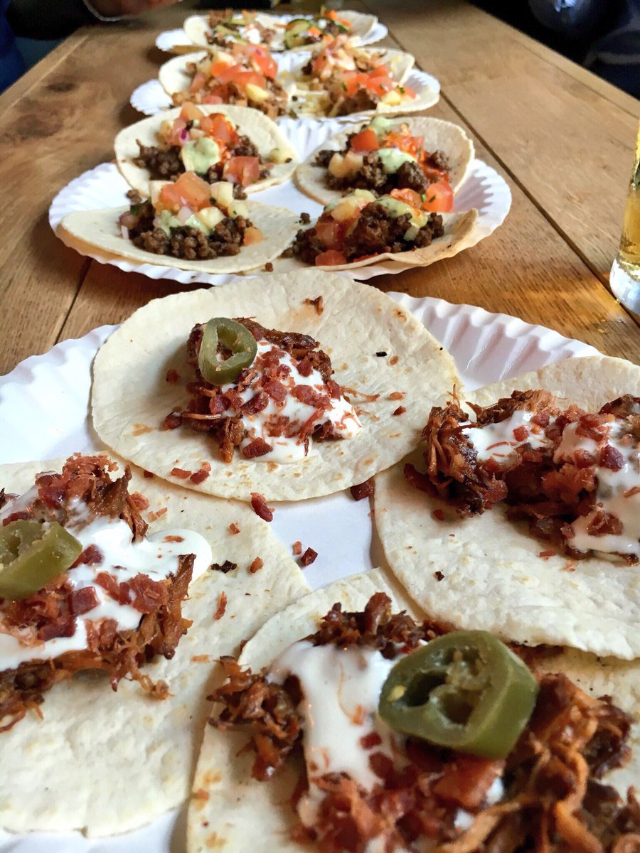 LiquorAndBurn's tweet image. It's #TacoTuesday eve...

£1 TACOS FROM 4PM tomorrow!

Guest Taco: Korean Chop Shop Pork