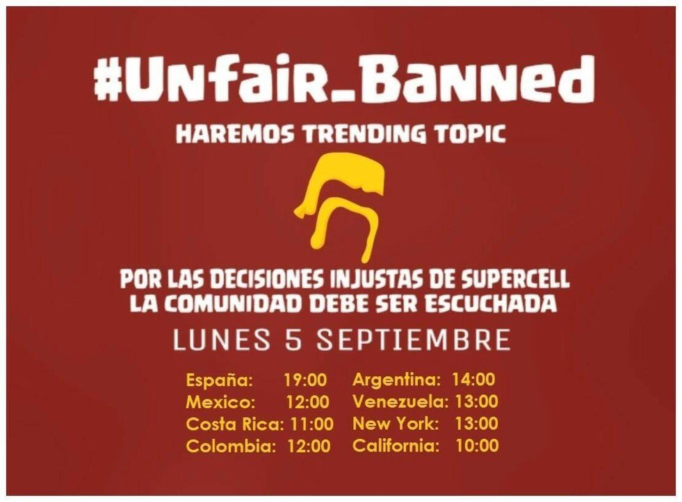 MazinClash's tweet photo. #unfair_banned @supercellgames @ClashofClans El juego es de quien lo juega https://t.co/AO7aARBjFN