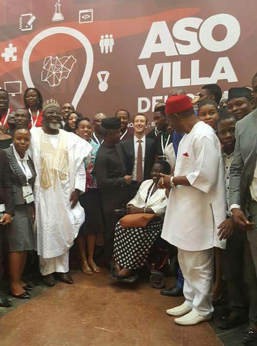 @ProfOsinbajo @facebook were standing with me @AsoVillaDemoDay because of a solution I created #PowerofInnovation