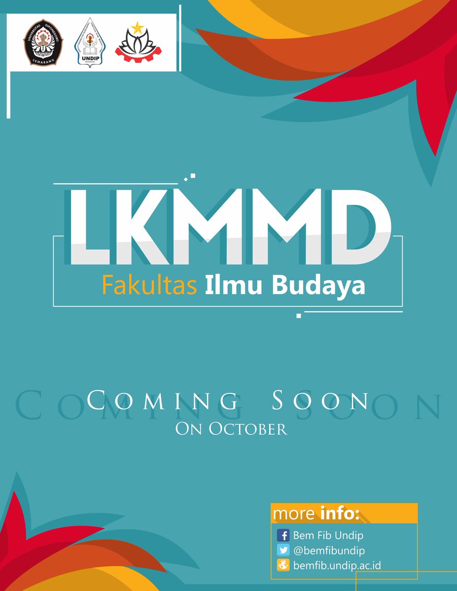 Selamat Malam FIB dan sekitarnya!
[COMING SOON]
LKMM DASAR FIB 2016!