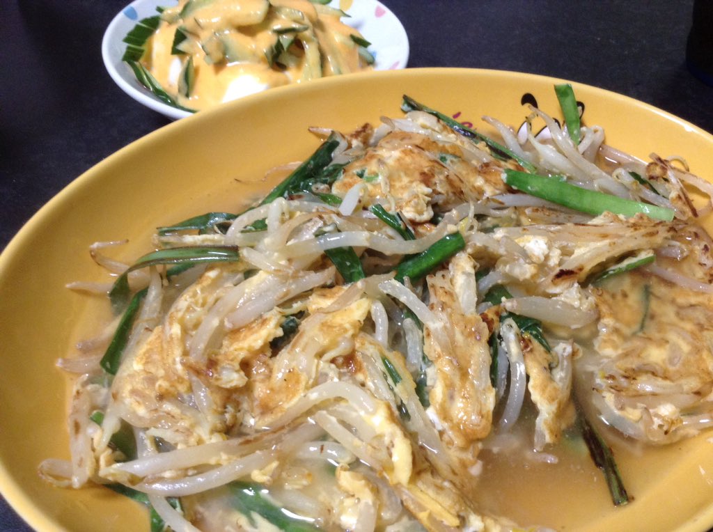 ニラ玉もやし ニラ玉もやし