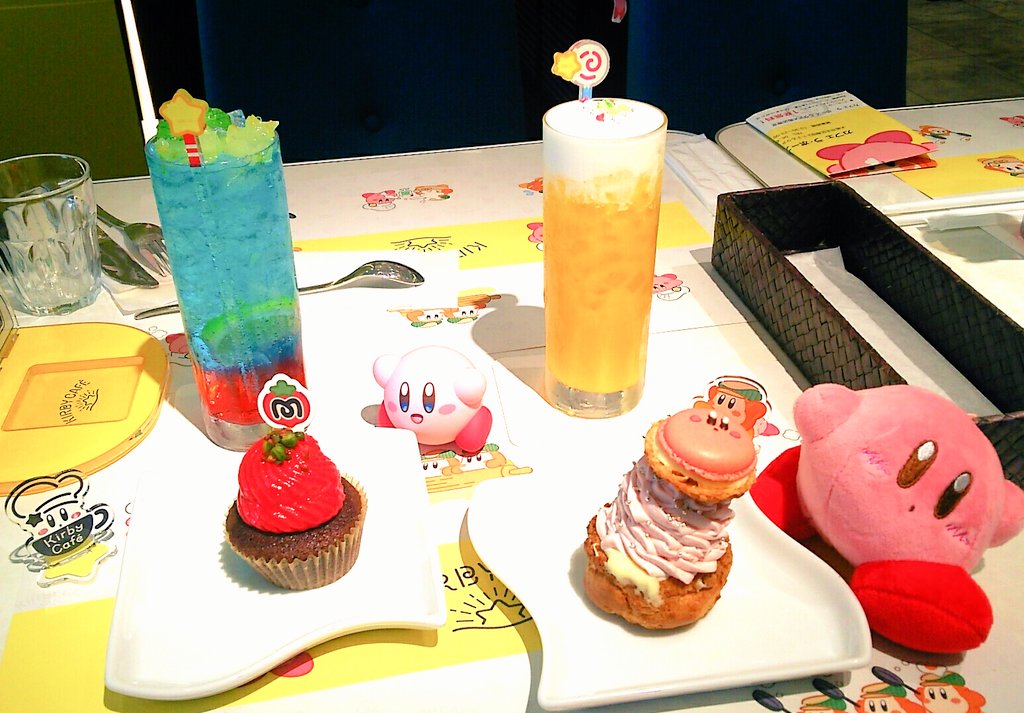カービィ「昨日のカービィカフェまとめ全部よかったけどカービィのパンケーキ特においしかった 」|nanのイラスト