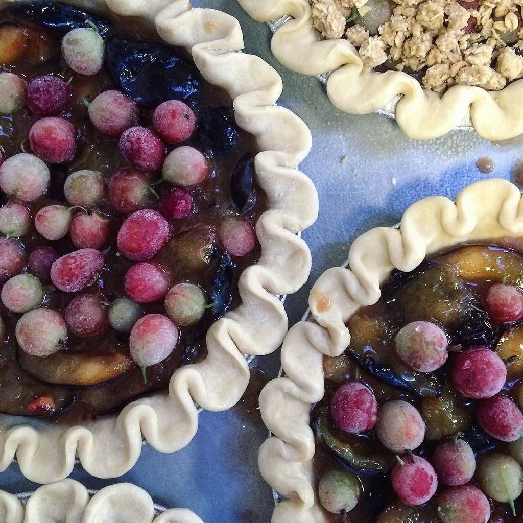 birdsblack's tweet photo. #GOOSEit! plum & gooseberry crumble⨠#holidayweekend #anotherexcusetohavepie https://t.co/iw50ZOM0Rq
