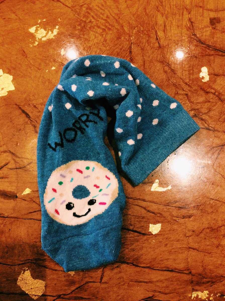 _AtTheWell's tweet image. If this is your rather fetching worry doughnut sock, it's hung on our #lostsock line. #reunite