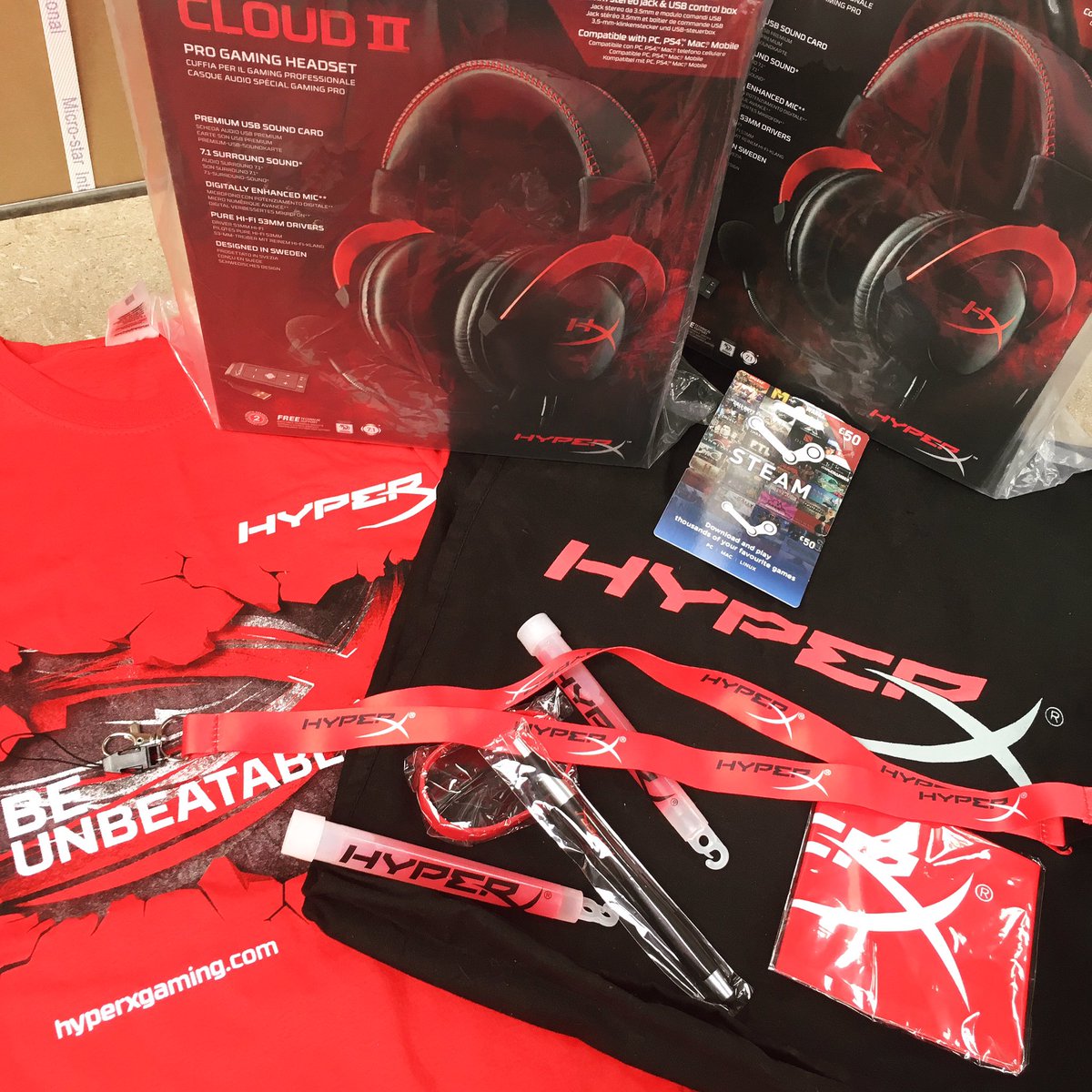 Cyberpoweruk On Twitter Our First Hyperx Goodie Bags Are Ready