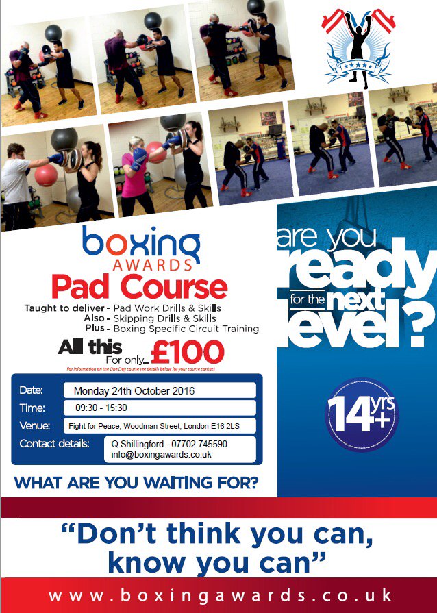 BoxingAwards's tweet image. #BoxingAwards #PadworkCourse @fightforpeace @activeNewham @LondonSport learn 2 hold &amp;amp; take #pads  #coachdevelopment