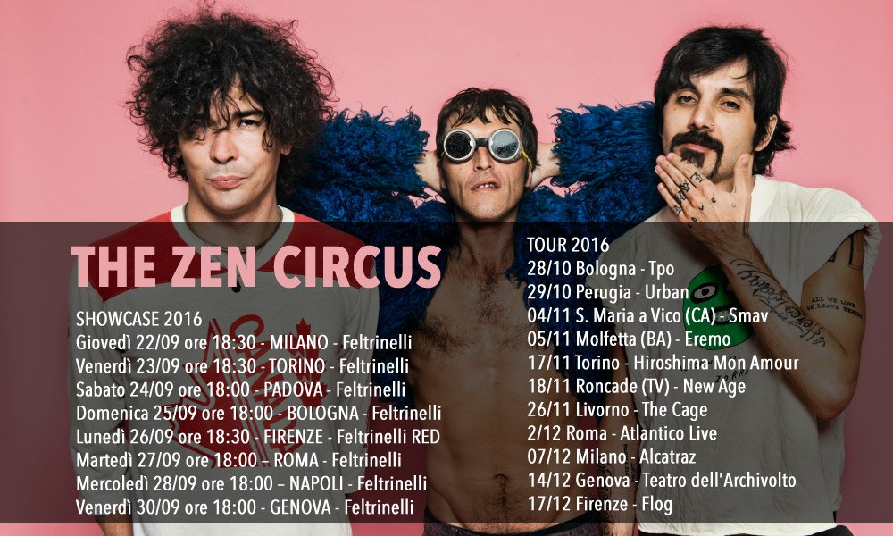ZEN CIRCUS: guarda il video "L'anima non conta" e le date degli instore showcase e del tour rockon.it/musica/dischi/…