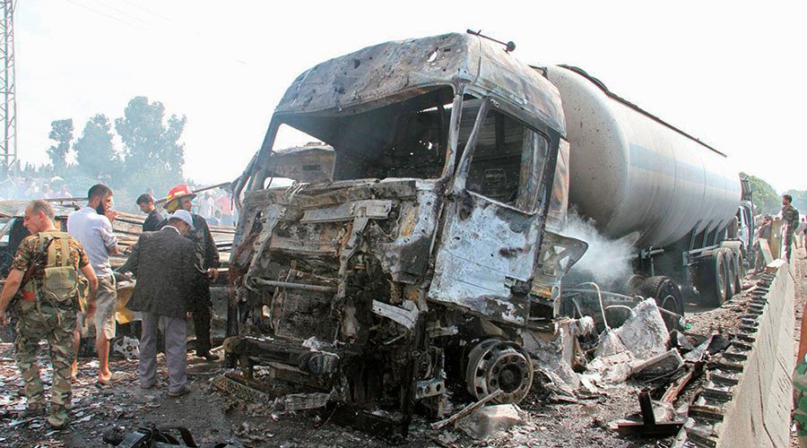 sadahaqnews's tweet photo. #Multipleblasts #rock #Syria, at least 48 #killed https://t.co/fd4tce7wEZ https://t.co/KbNOPRE7xC
