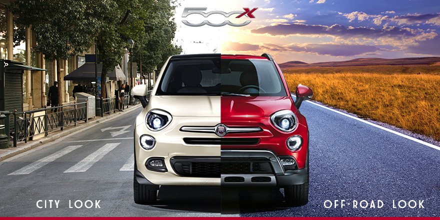 #fiat #fiat500X #suv #versatility #offroad #city #power #italy #italiancar #fiatlife #chooseyourside