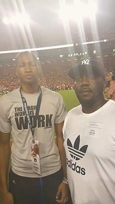 atl_celtics2024's tweet image. Unofficial visit to Auburn  #2Clemson vs Auburn. Joseph Toppin 2018, 6'6 SF from Norcross HS and Coach Adams.