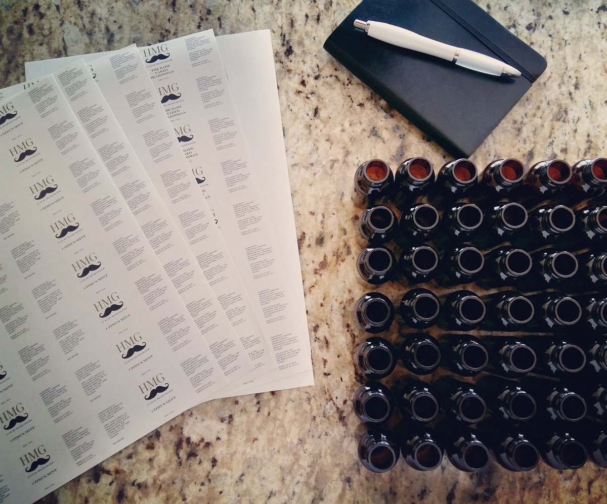 It may be #labourday but that only means one thing in our house. Restocking! #handmade #beardcare #canada #natural