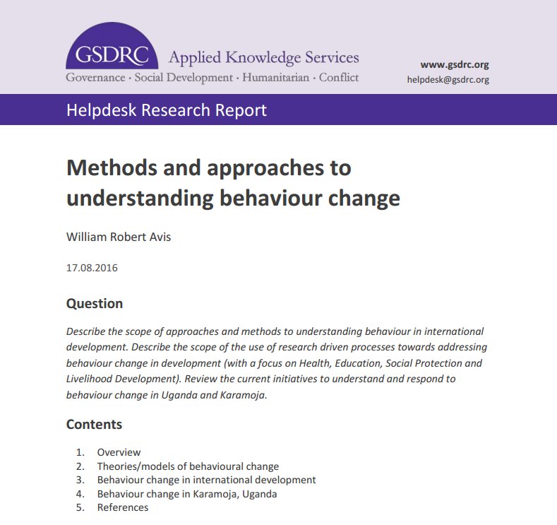 Gsdrc On Twitter Methods And Approaches To Understanding