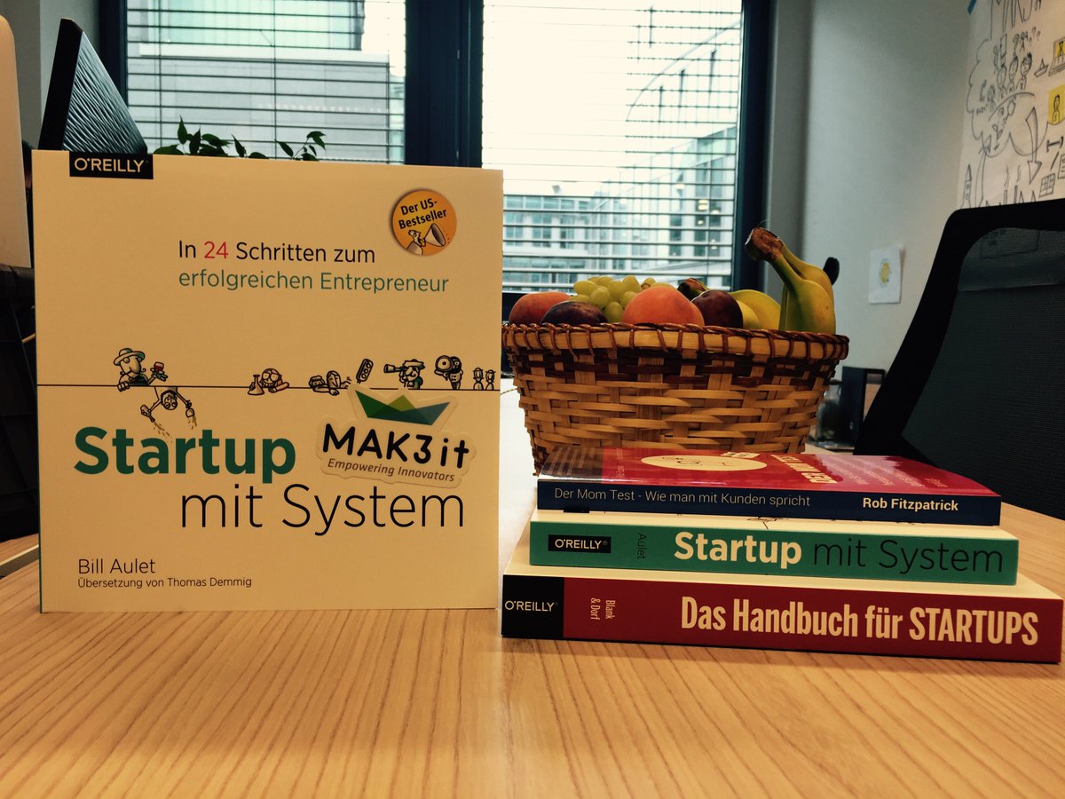 make_it_lean's tweet photo. Das Buch "Startup mit System" ist da. Einfach bei #Amazon bestellen oder uns fragen. :) #readabook #mak3it #startup https://t.co/NkfLgvdTub