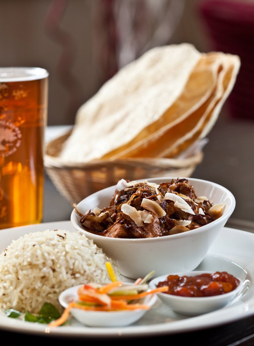 My Malaysian Beef Rending is perfect with a pint of Hooky from <a href="/HookyBrewery/">Hook Norton Brewery</a> #Realale #Curry