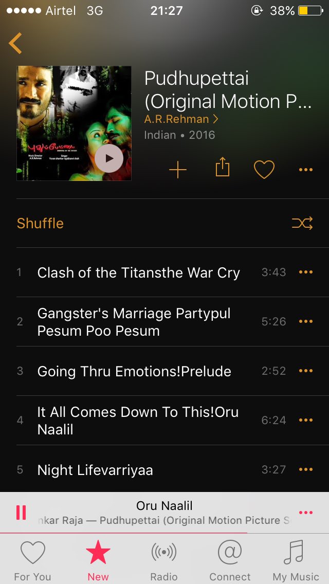 MrChenni's tweet photo. @thisisysr look what i've found on apple music... pudhupettai by arr. https://t.co/7J0DT9locM