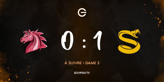 Eclypsia_LoL's tweet photo. .@SplycePro remporte cette première game contre @UnicornsOfLove ! #LCSFR
https://t.co/rucv8U56G1 https://t.co/0Xa11fDh1E