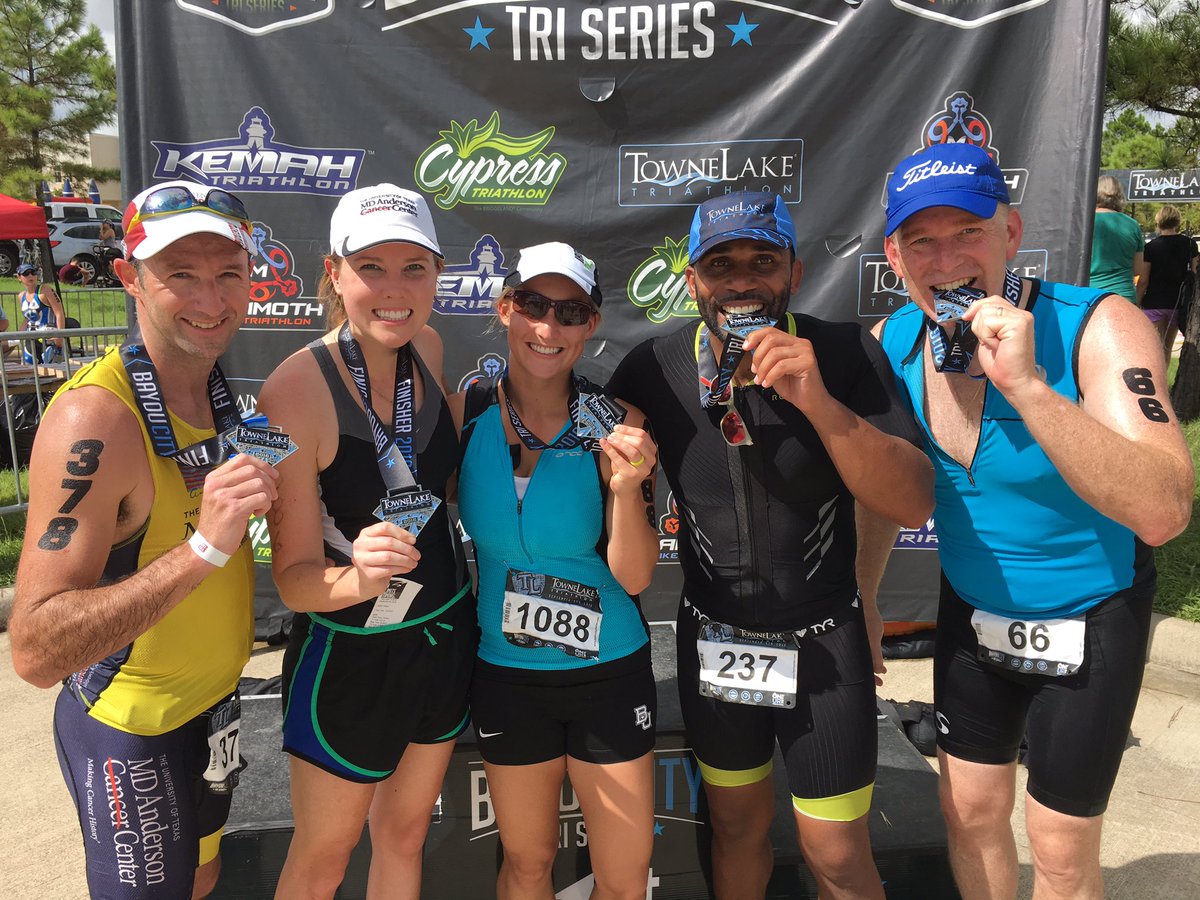 Our MDA Orthopaedic Oncology team takes the day at the Towne Lake Triathlon!!