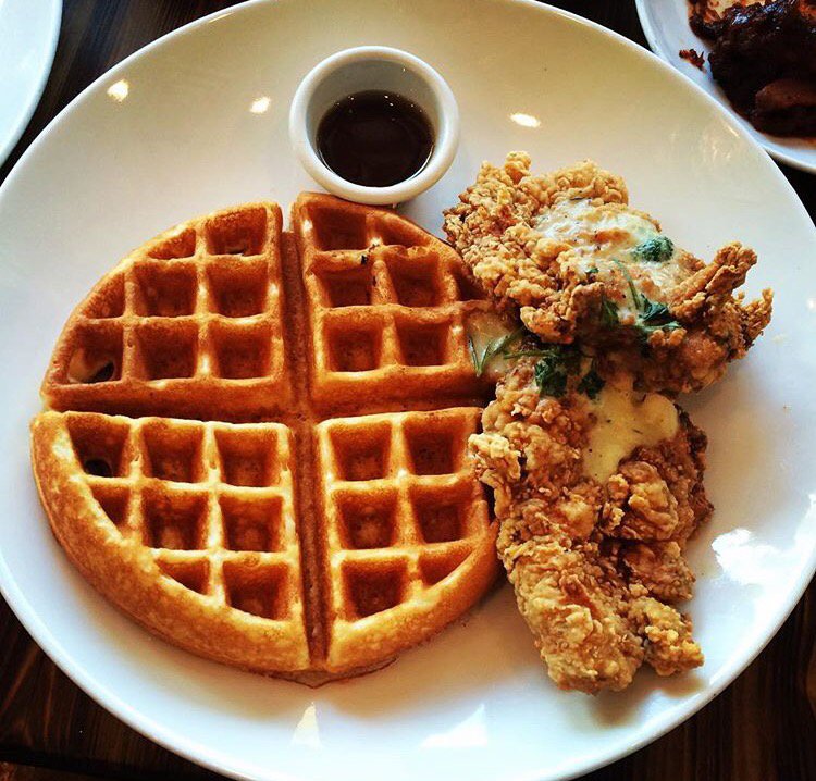 Happy Labor Day! Enjoy some of our #homemade chicken and waffles! #southern #eatlocal #Gainesville #yum