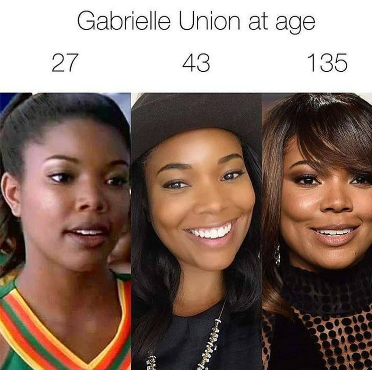 Gabrielle Union I M Actually 136 Yrs Old They Were Being Kind T Co 4yfubscvn5 Twitter