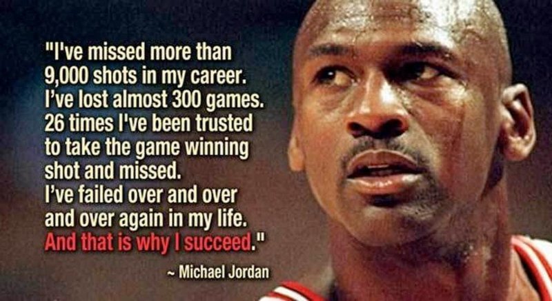 Helt tør jeg behøver ekstremister David Pessis en Twitter: "Great Michael Jordan Quote: I've missed more than  9000 shots in my career. I've lost almost 300 games... #MJ #Jordan  https://t.co/XXUZdSaQKP" / Twitter