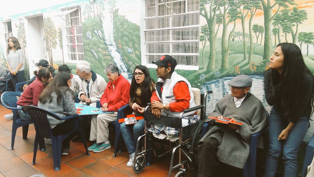comsabana's tweet image. Ya inició la convivencia de #monitoras con una visita al hogar: "La huella del abuelo". ¡Saludos desde @unisabana!