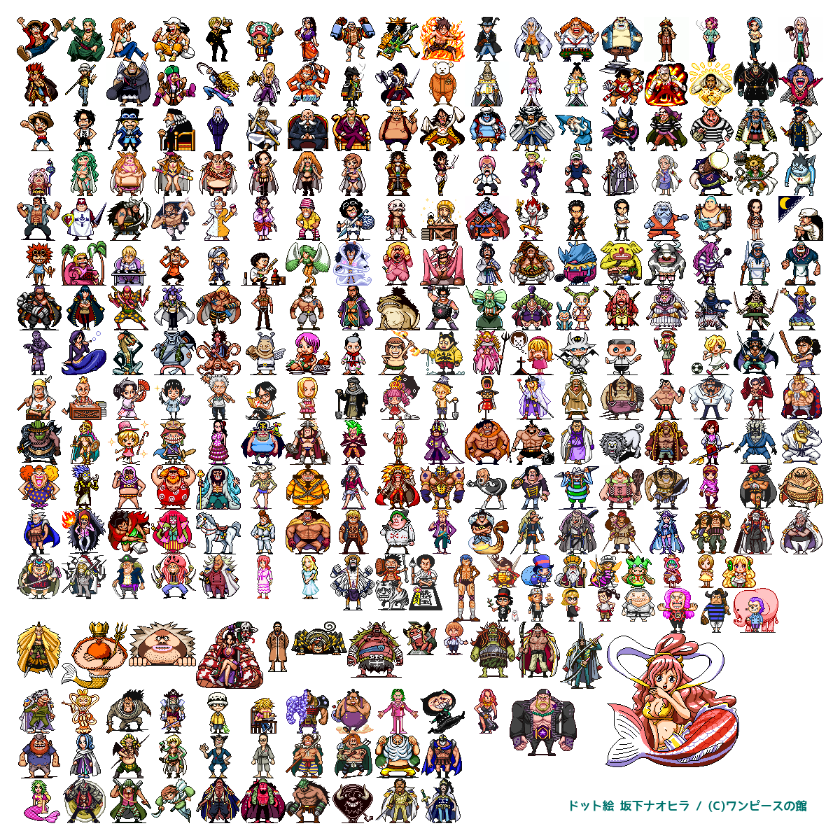 [Nouvelle collection] ワンピース ドット絵 ロー 650663 - ディズニー アニメ画像